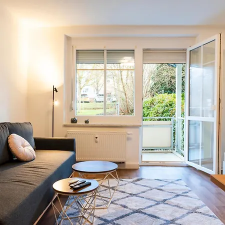 Appartement Cityapartment Mit Grossem Balkon Am Stadtpark- Disneyplus Und 300mbs Internet