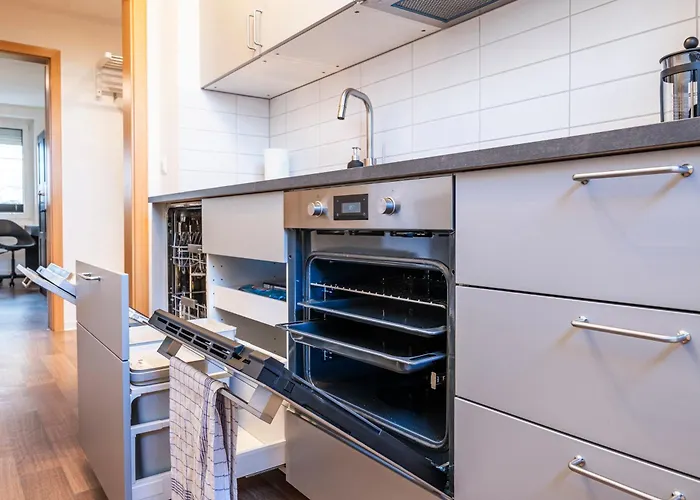 Cityapartment Mit Grossem Balkon Am Stadtpark- Disneyplus Und 300mbs Internet 公寓 开姆尼茨