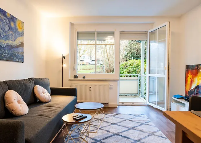 公寓 Cityapartment Mit Grossem Balkon Am Stadtpark- Disneyplus Und 300mbs Internet